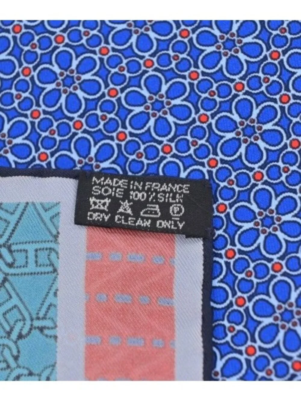 Hermes Bandana Scarf Blue
